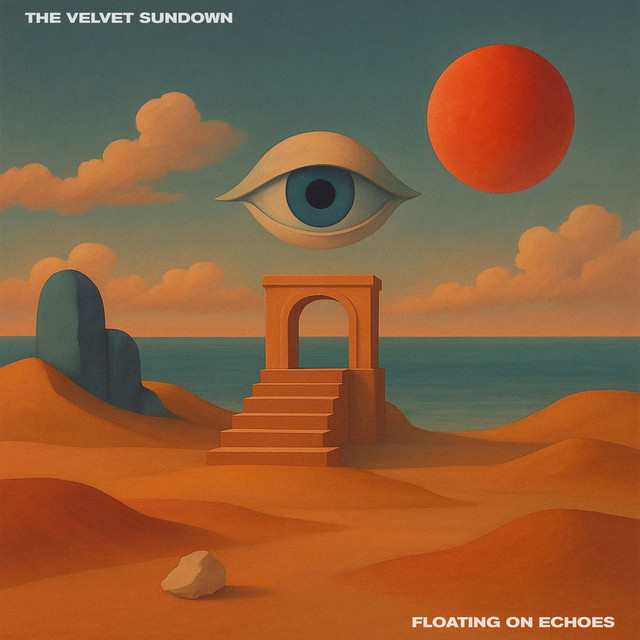 The Velvet Sundown — Floating on Echoes, June 2025. The first of three albums released in rapid succession by the AI-generated "band" that gathered a million Spotify monthly listeners before publicly confirming it was synthetic.