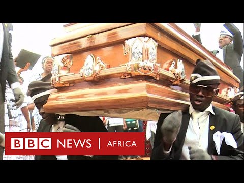 Ghana's dancing pallbearers — original BBC Africa footage, 2017