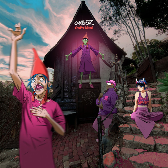 Gorillaz — Cracker Island (2023). The album before The Mountain, and the template: Damon Albarn's guest-rotation machine in its most emotionally ambitious form.